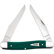 Case XX 64533 Muskrat Knife Spruce Green Smooth Synthetic Handle