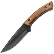 Beavercraft HGK1 Blued Hunter Fixed Blade Knife Walnut Handles