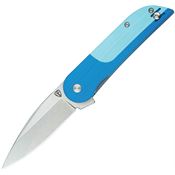Finch DF021 Devil's Finger Two-Tone Linerlock Knife Dark Blue/ Light Blue G10 Handles
