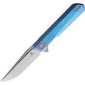 Bestech MK01C1 Bestechman Dundee Linerlock Knife Blue Handles
