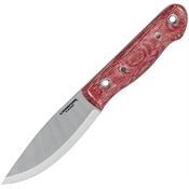Condor 398144SS Firewater Fixed Blade Knife Red Handles