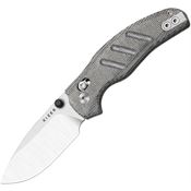Kizer 348829CDA2 C01C 2.9 Satin Elmax Drop Point Clutch Lock Knife Norplex UltreX micarta handles