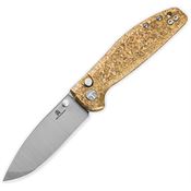 Bestech MK10K Bestechman Goodboy Jr. Two-Tone Knife Gold Handles
