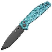 Bestech MK10L Bestechman Goodboy Jr. Black Knife Blue Handles