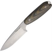 Bradford 35XL109A Guardian 3.5XL Stonewash Fixed Blade Knife Camo Micarta Handles