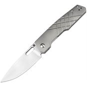 Artisan 1874GGY Gambit Bishop Framelock Knife Gray Titanium Handles