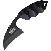 Hardcore Hardware Australia LFK01 LFK-01 Gen 2 Black Teflom Fixed Blade Knife Black Sculpted Handles