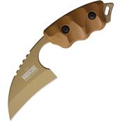 Hardcore Hardware Australia LFK01DE LFK-01 Gen 2 Dark Earth Teflon Fixed Blade Knife Flat Dark Earth Handles