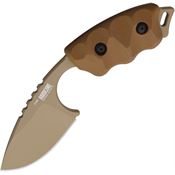 Hardcore Hardware Australia LFK03DE LFK-03 Gen 2 Dark Earth Teflon Drop Point Fixed Blade Knife Flat Dark Earth Handles