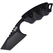 Hardcore Hardware Australia LFK04 LFK-04 Gen 2 Black Teflon Tanto Fixed Blade Knife Black Handles