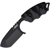 Hardcore Hardware Australia LFK07 LFK-07 Gen 2 Black Fixed Blade Knife Black Handles