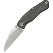 Kubey 459B Mantra Bead Blast Bohler WharncliffeFramelock Knife Flame Titanium Handles