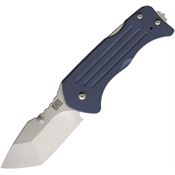 Main Street 016 Lombard Tumbled Tanto Lockback Knife Denim G10 Handles