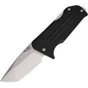 Main Street 006 Broadway Tumble Tanto Lockback Knife Black G10 Handles