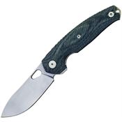 GiantMouse 12979 Ace Jagt Stonewash Elmax Linerlock Knife Denim Micarta Handles