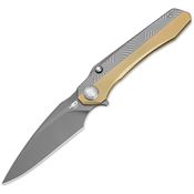 Bestech T2505D Wet Nelly Button Lock Knife SW/Brz