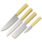 Butterfork 01FKSYL Modern Kitchen Set Yellow