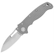 Demko 19286 AD20.5 Stonewash Shark Lock Knife Milled Titanium Handles