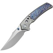 WE 240872 Skynix Stonewash Bolster Lock Knife Flame Handles