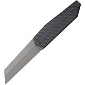WE 22034D3 Collinear Stonewash Tanto Framelock Knife Flame Handles