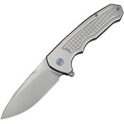 WE 23011C2 Starlash Flip Press Lock Knife Gray Frag Handles