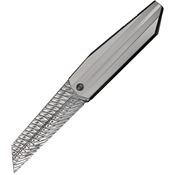 WE 22034DDS1 Collinear Damasteel Framelock Knife Titanium Handles