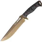 Dawson 60714 Seraphim Arizona Copper Fixed Blade Knife Black/Gray G10 Handles
