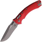 Microtech 18645 Amphibian Ram-Lok Apocalyptic Red Fluted Aluminum Handle