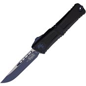 Microtech 11431NASK Auto Combat Troodon GenIII Black Aluminum Handle