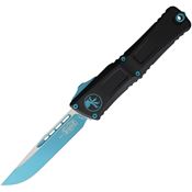 Microtech 11431TQSK Auto Combat Troodon GenIII Black Aluminum Handle