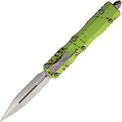 Microtech 22710Z Auto Dirac Delta OTF Stonewash Double Edge Dagger ZOMBIE-TECH Handle