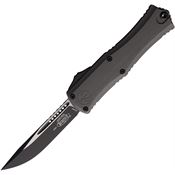 Microtech 1703M1NC Auto Hera II Mini Two-Tone Gray Aluminum Handle