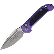 Microtech 113510APPU Auto LUDT Button Lock GenIII Apocalyptic Purple Aluminum Handle