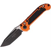 Microtech 11361OR Auto LUDT Button Lock GenIII Two-Tone Tanto Orange Aluminum Handle