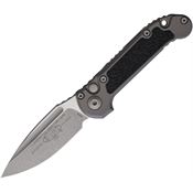 Microtech 113510APNC Auto LUDT Button Lock GenIII Apocalyptic Gray Aluminum Handle