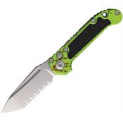 Microtech 113612Z Auto LUDT Button Lock GenIII Stonewash Serrated Tanto ZOMBIE-TECH Handle