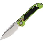 Microtech 113510Z Auto LUDT Button Lock GenIII Stonewash ZOMBIE-TECH Handle