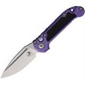 Microtech 113510MS10 Auto LUDT Marfione Select Stonewash Purple Haze Aluminum Handle