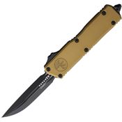 Microtech 11811TA Auto Scarab II OTF Gen III Two-Tone Double Edge Tan Aluminum Handle