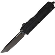 Microtech 12791DLCTSH Auto Scarab II OTF Gen III Tanto Black Aluminum Handle