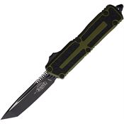 Microtech 12791OD Auto Scarab II OTF Gen III Two-Tone Tanto OD Green Aluminum Handle