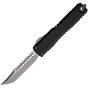 Microtech 111910APS Auto Ultratech Gen III ZBP OTF Apocalyptic Tanto Black Aluminum Handle