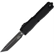 Microtech 112341T Auto Ultratech Gen III ZBP OTF Two-Tone Tanto Black Aluminum Handle