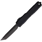 Microtech 11231DLCTSH Auto Ultratech Gen III ZBP OTF Black Tanto Black Aluminum Handle