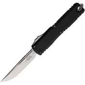 Microtech 1121410 Auto Ultratech Gen IV OTF Stonewash Black Aluminum Handle
