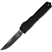 Microtech 112141T Auto Ultratech Gen IV OTF Two-Tone Black Aluminum Handle