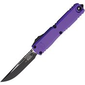 Microtech 112141PU Auto Ultratech Gen IV OTF Two-Tone Purple Aluminum Handle