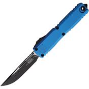 Microtech 112141BL Auto Ultratech Gen IV OTF Two-Tone Blue Aluminum Handle