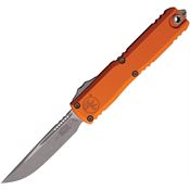 Microtech 1121410APOR Auto Ultratech Gen IV OTF Apocalyptic Orange Aluminum Handle