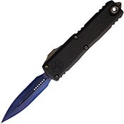 Microtech 123216MS2 Auto UTX-85 Gen IV OTF Double Edge Dagger Black Aluminum Handle